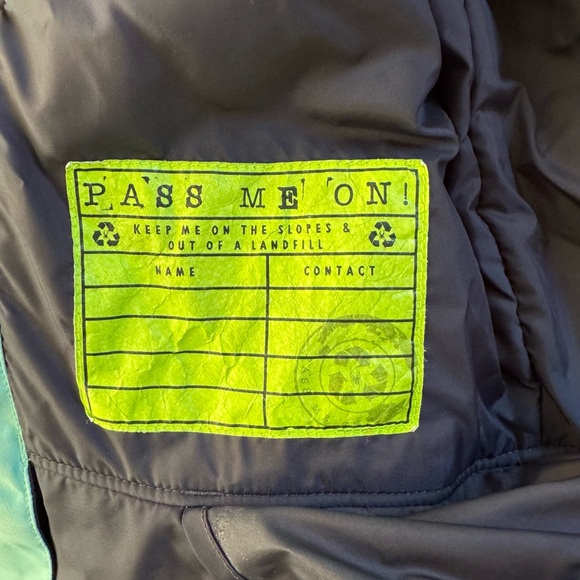 Spyder Girls Claire Jacket (10) Teal - Picture 13 of 13